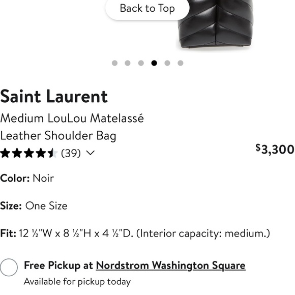 YSL LouLou bag noir - Picture 4 of 9